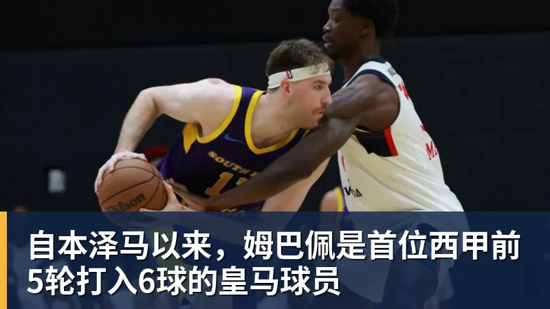 华体会体育自本泽马以来，姆巴佩是首位西甲前5轮打入6球的皇马球员
